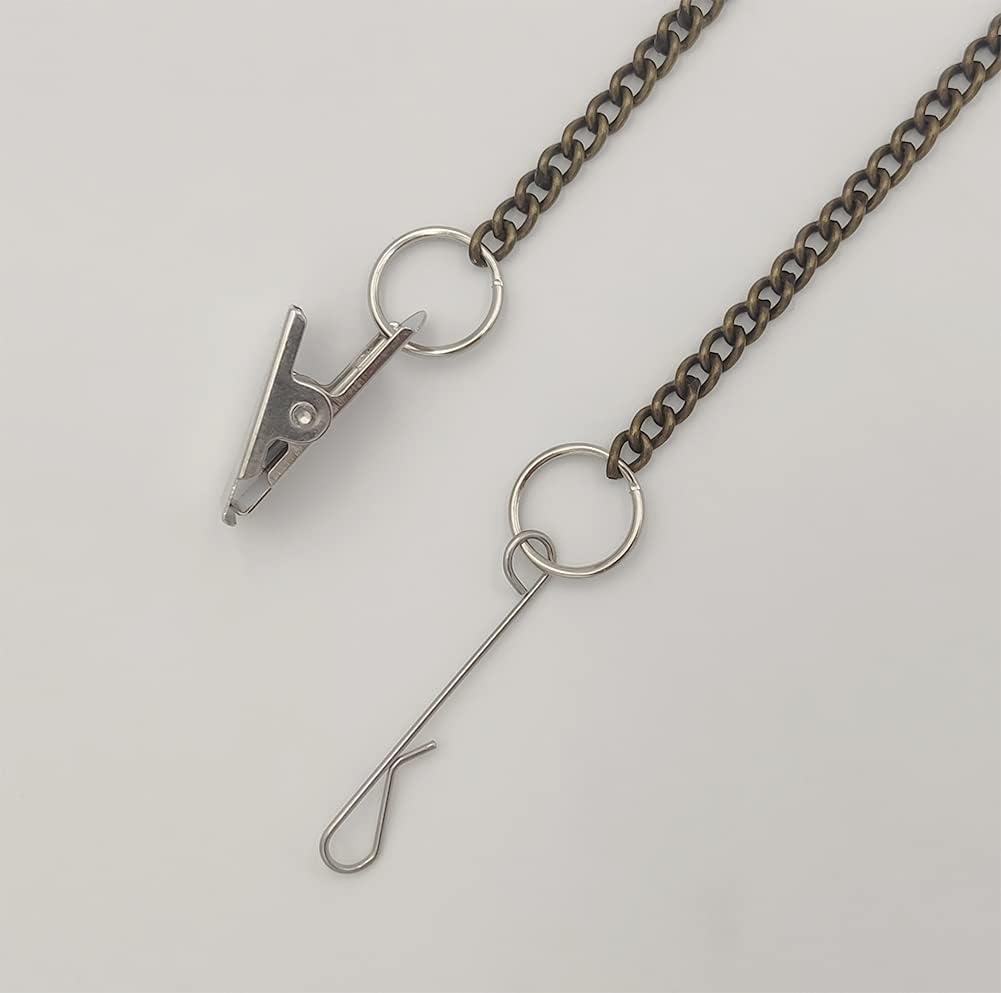 Zipper Helper for Dress and Boots, Zipper Puller Zip with Hook and Clip for Almost All Zippers Types, Zip up Dress by Yourself (Bronze)