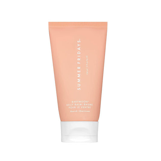 Summer Fridays Babymoon Belly Balm - Nourishing Balm + Body Moisturizer Enriched with Calendula Oil + Vitamin E to Help Reduce the Appearance of Stretch Marks and Dry Skin (5 Fl Oz)