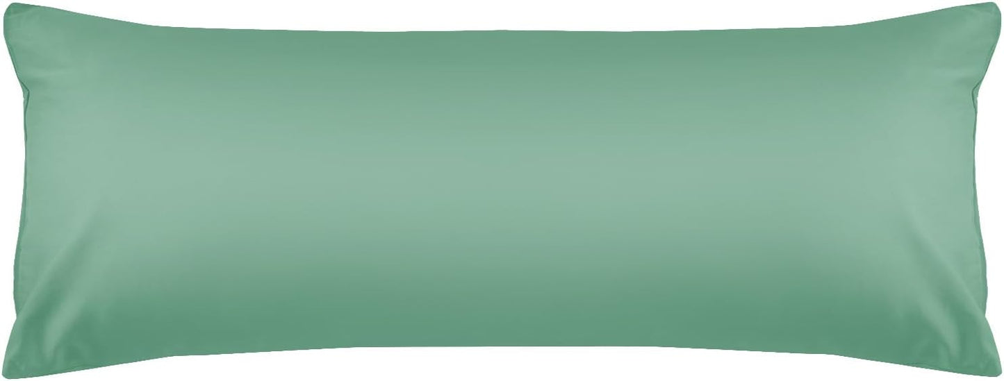 Warmstar Cotton Body Pillow Cover 1 Pack, 600 Thread Count, 20"x54", Long Body Pillow Case Cover, Soft, Breathable, Envelope Closure, Zephyr Green