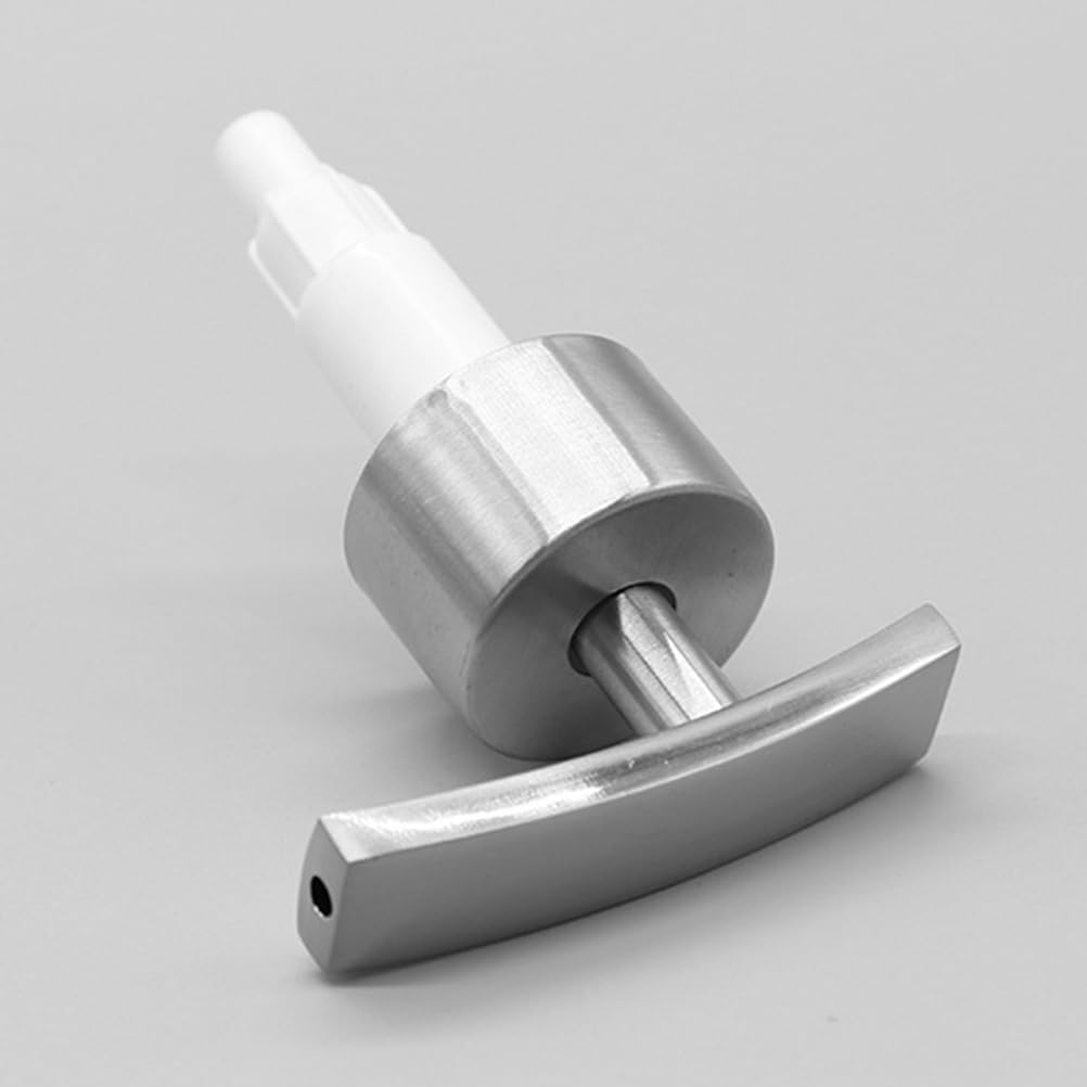 FRCOLOR Dispenser Pump Head Steel Soap Pump Replacement Stainless Steel Soap Dispenser Pump Dispenser Replacement Pump Shampoo Pump Replacement Rust Proof Lotion Liquid Bottle Push Type
