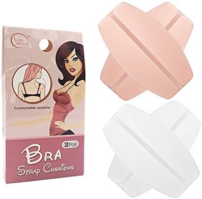 Silicone Bra Strap Cushions Soft Holder Non-slip Shoulder Protectors Pads 2 Pairs