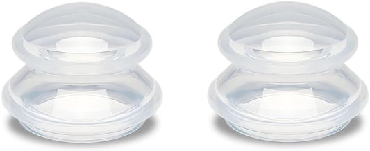 Silicone Cupping kit for Massage Therapy, Professionally Massage Cup for Body Sculpt Cup (Clear, M*2 Cups)