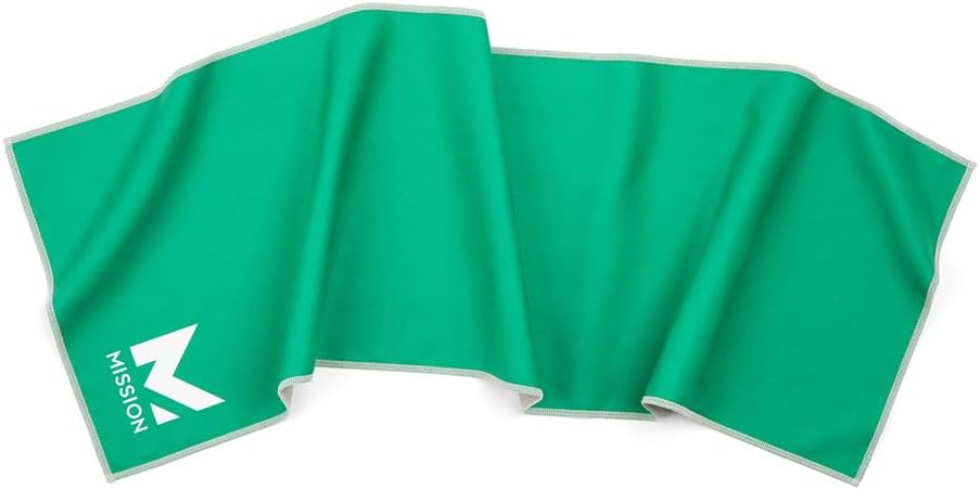 MISSION Original Cooling Towel - Soft, Durable Microfiber - Cools Up to 2 Hours - UPF 50 Sun Protection - Machine Washable