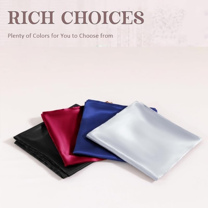 Juwenin Bedding,Luxury Satin Pillowcase with Zipper (Silky Satin Pillow Case for Hair) Set of 2 (Dark Grey, King(20''x36'))