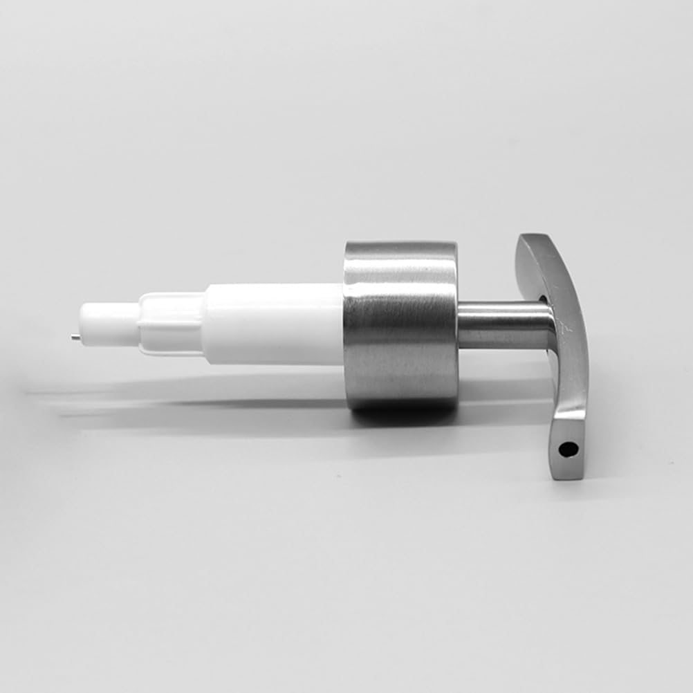 FRCOLOR Dispenser Pump Head Steel Soap Pump Replacement Stainless Steel Soap Dispenser Pump Dispenser Replacement Pump Shampoo Pump Replacement Rust Proof Lotion Liquid Bottle Push Type