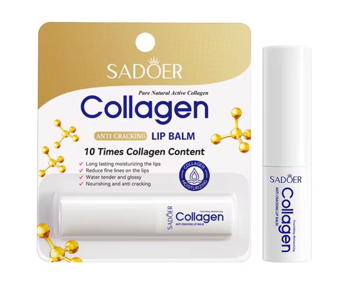 Collagen lip balm - Hydrating, Soothing, Long-Lasting Protection, All-Season Protection