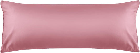 Warmstar Cotton Body Pillow Cover 1 Pack, 600 Thread Count Body Pillow case 20"x54", Long Body Pillow Case Cover Soft Breathable with Envelope Closure,Lotus Pink
