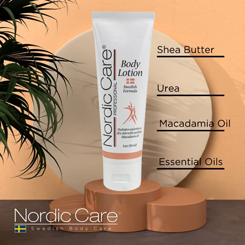 Nordic Care Foot Care Cream Intensive Repair - Repairs & Hydrates Dry & Cracked Heels, 10% Urea Cream Treats Severely Dry Feet, Cracked Heels & Callus Removal, Lanolin-free | 6 Oz (Pack of 2)