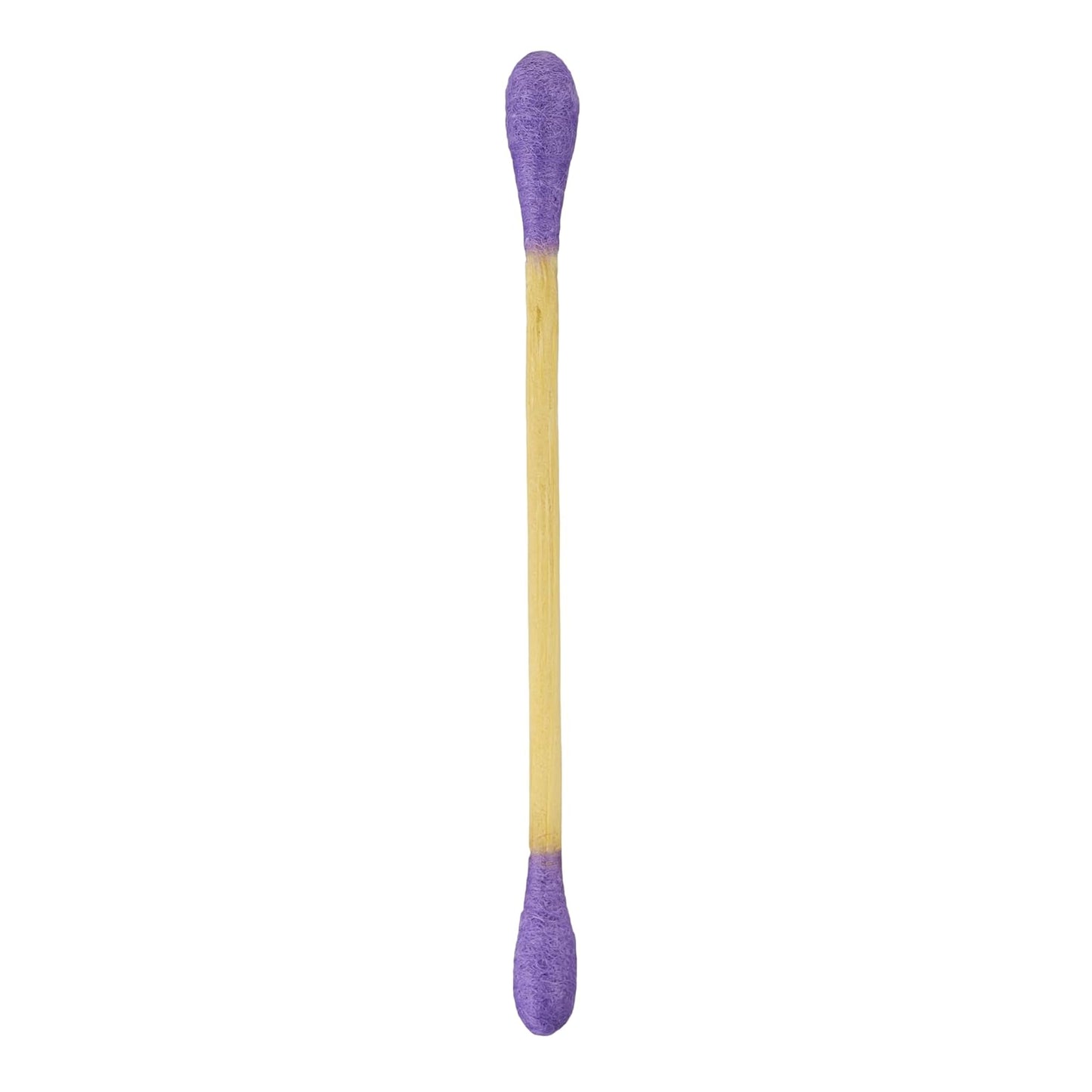 RS ESSENTIAL'S BY LV: Aesthetic Cotton Swabs Sticks Ear Swabs Bamboo swabs 200 Count Cotton Buds In 5 Colorful Colors (Purple)