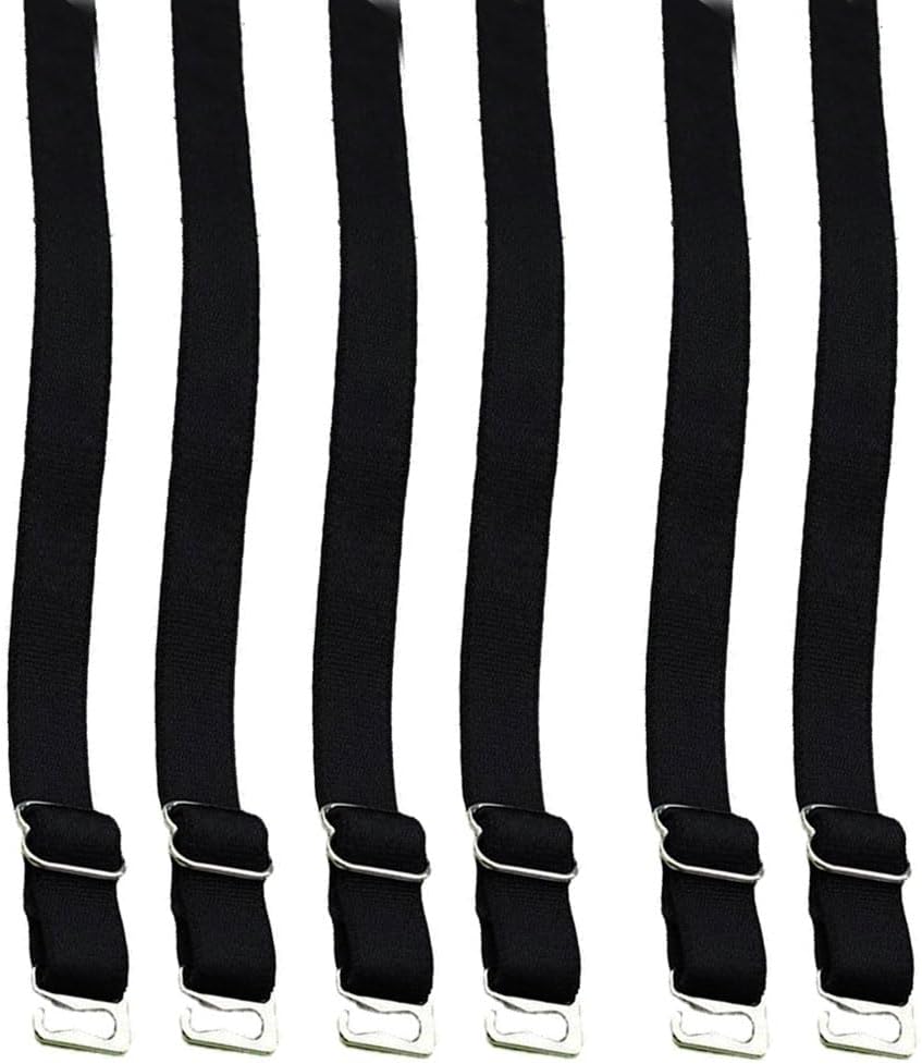 3 Pairs Adjustable Non-Slip Bra Straps Replacement for Women