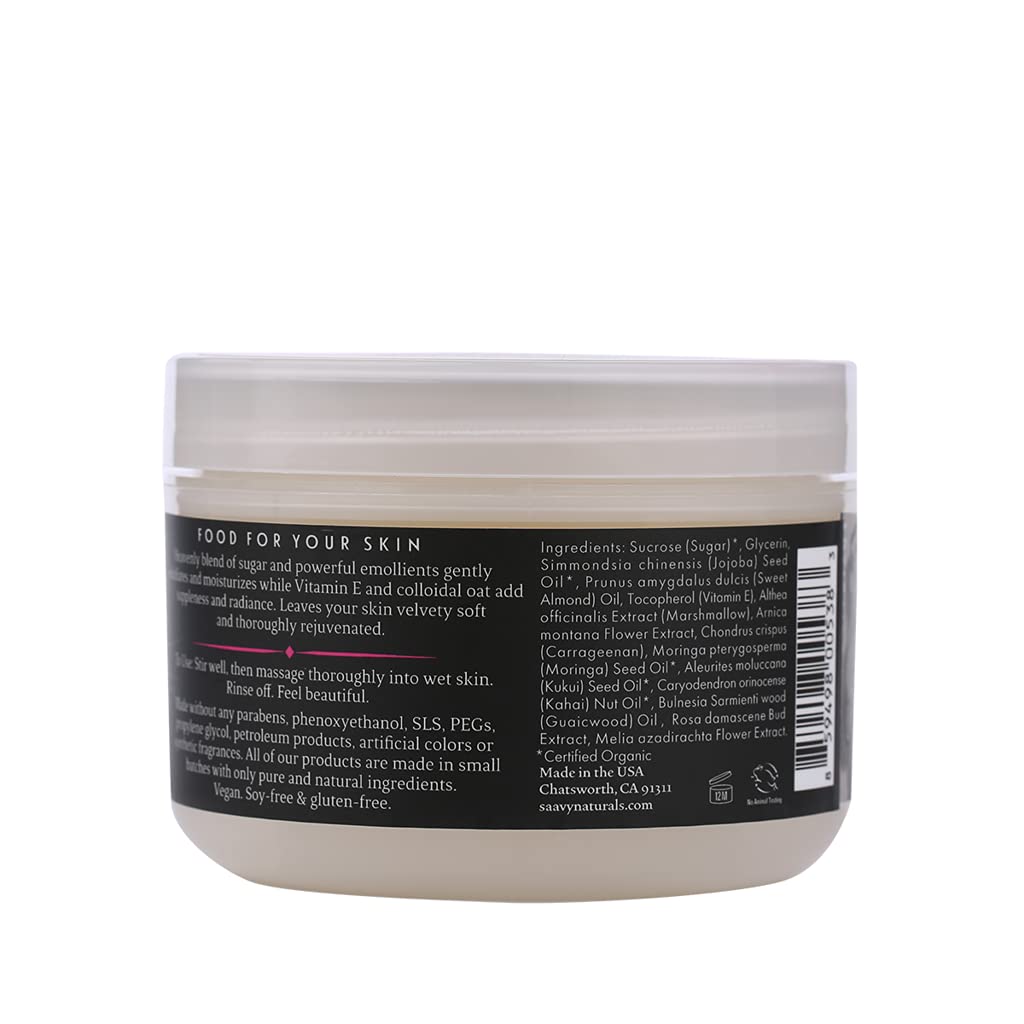 Saavy Naturals Sugar Scrub (Bulgarian Salt)