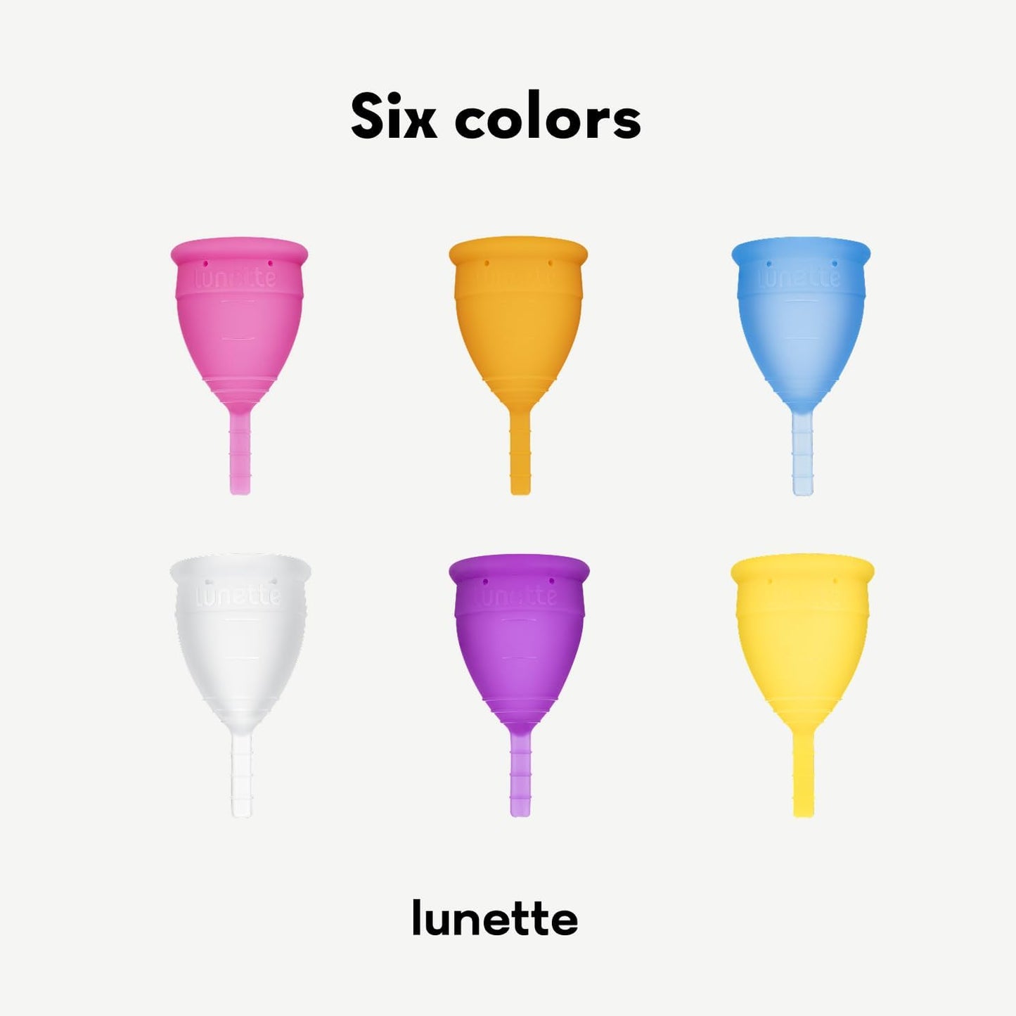 Lunette Menstrual Cup – Best Reusable Period Cup – Wear for 12 Hours and Reuse up to 10 Years, Yellow Size 1 for Light to Moderate Flow