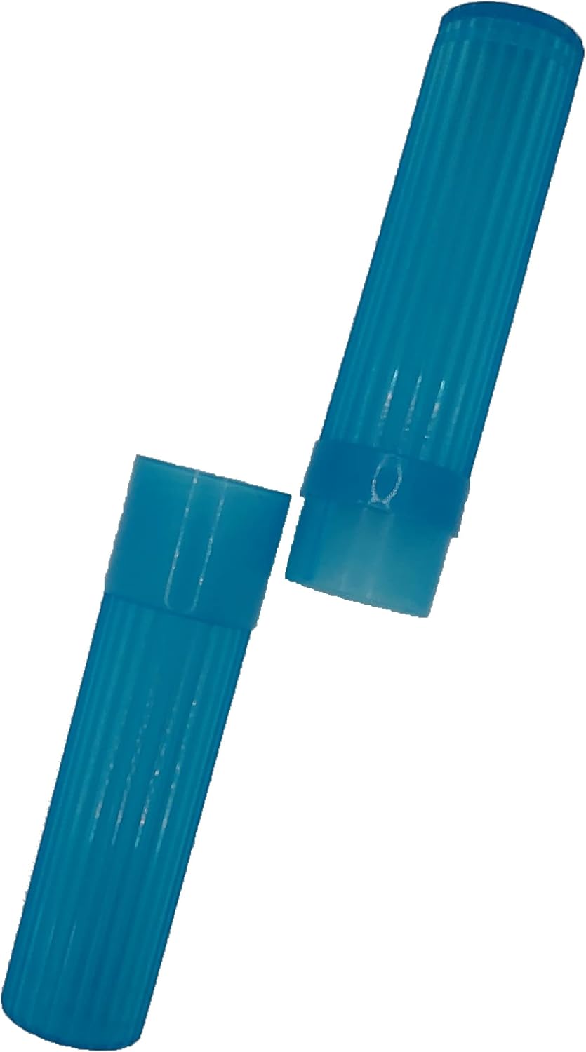 Toothbrush Holder (Blue) - Made in The USA. W/Ventilation Holes.