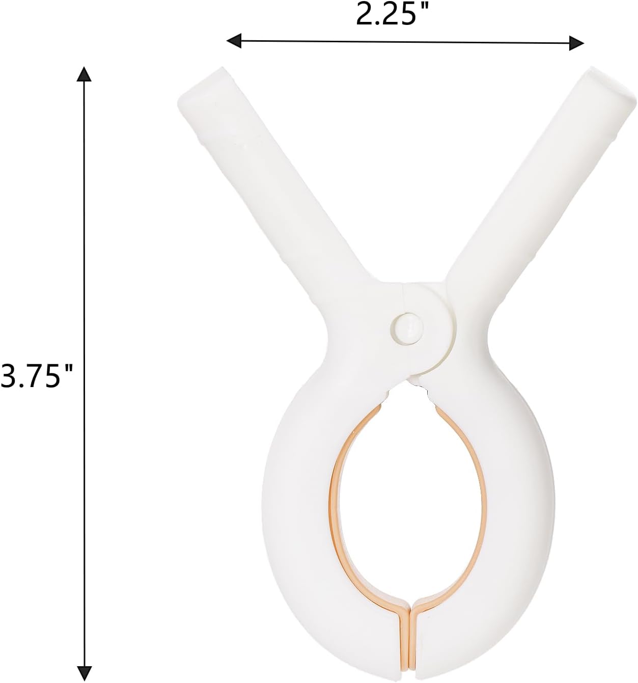 Frcctre 30 Pack Beach Towel Clips, Heavy-Duty Plastic Clothes Pins Quilt Drying Clips, Windproof Strong Grip Plastic Clothespins for Beach Towels, Blankets, Dry on Clothesline and Hanging Rack