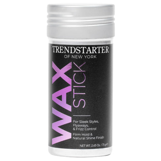 TRENDSTARTER - HAIR WAX STICK (75g) - Frizz Control - Flyaway Control - Firm Hold & Natural Shine Finish for Slick Sleek Sophisticated Styles - Avocado Extract Infused - All-Day Hair Control