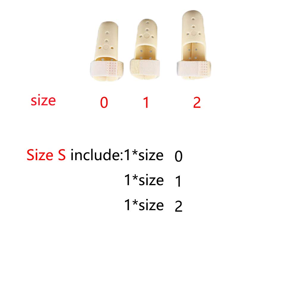Thinvik [2 Piece Plastic Mallet Dip Finger Support Brace Splint Joint Protection Injury