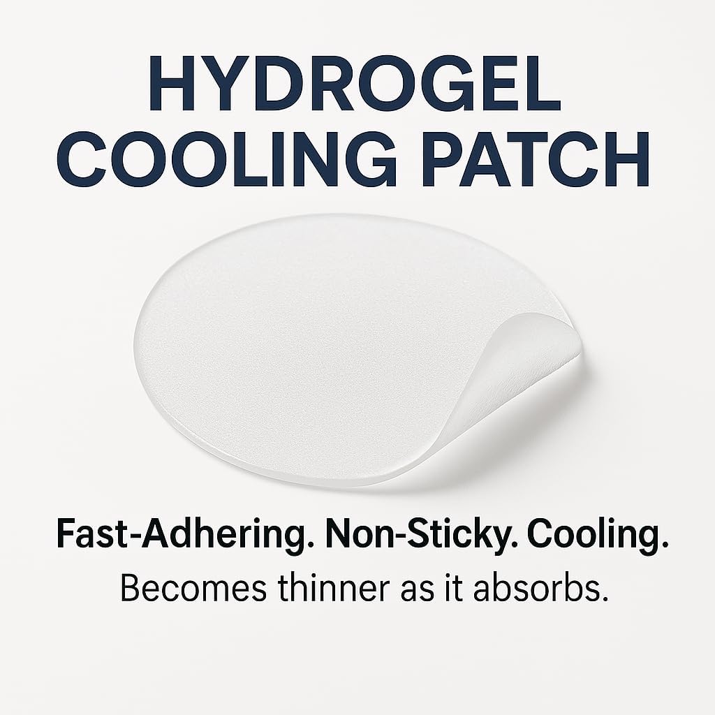 Ato Fast Calming Patch for Skin Redness, Itching & Flare-Ups – Soothing Hydrogel for Sensitive Skin with Cica & Panthenol – 10 Pairs