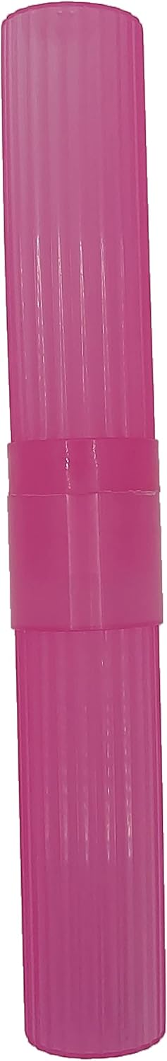 Toothbrush Holder (Pink) - Made in The USA. W/Ventilation Holes.