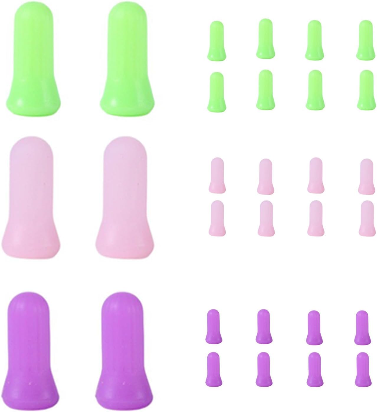 30 Pcs Facial Beauty Silicone Cupping Massger with 3 Colors - Face & Eye Cupping Therapy Mini Anti Cellulite Vacuum Cupping Tools