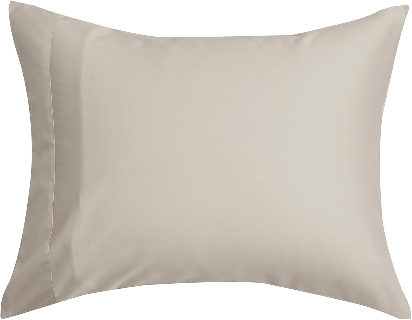 DOZ Pillowcase Set, 100% Viscose derived from Bamboo, Organically Grown, Buttery Soft, Silky, Breathable, Cooling, Oeko-TEX, High GSM, 2-Pack, Envelope Closure (King, Sand)