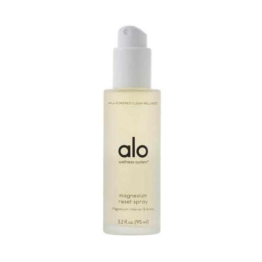 Alo Magnesium Reset Body Spray | For Sleep & Natural Stress Relief – Calming Blend with Magnesium, Valerian Root, Arnica & Essential Oils | Made in USA - 3.2 oz