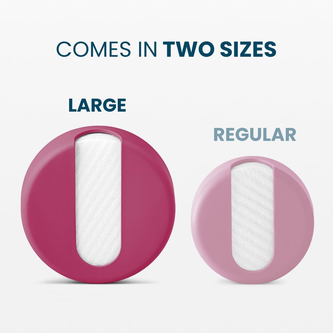 LastRound® 7 Sustainable Reusable Cotton Rounds for Facial Cleansing – Zero-Waste Eco-Friendly Makeup Remover Pads for All Skin Types with Travel Storage Case