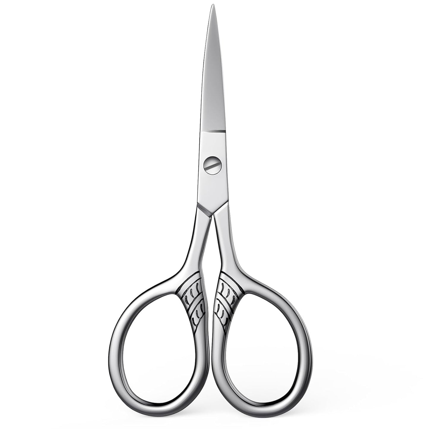 Professional Grooming Scissors for Hair, Eyelashes, Nose, Eyebrow Trimming, Mustache - AsonTao