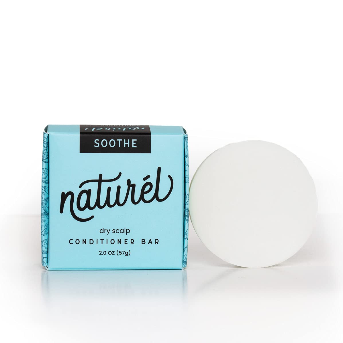 Naturel Soothe Dandruff Conditioner Bar, Conditioner for Dry Scalp or Dandruff, Vegan, Zero Waste, Cruelty Free, Made in USA