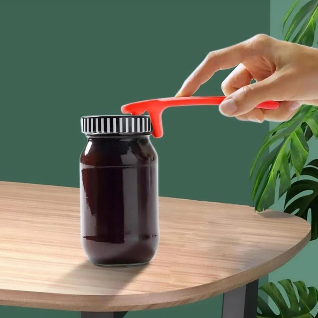 3 Pcs Jar Keys, Jar Opener Jar Grippers Can Lid Opener Jar Lid Gripper Jar Opener Tool, Open Jar Tool for Elderly Children Women Weak Hands 5.5 inç (Red,White, Blue)