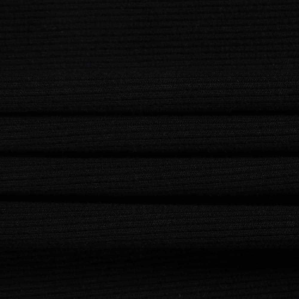 GEMBERA Womens Sleeveless Racerback High Neck Casual Basic Cotton Ribbed Fitted Tank Top