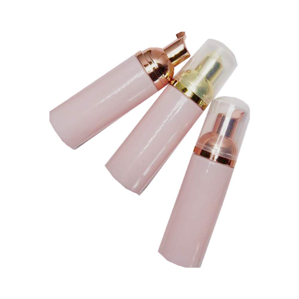 10 Pcs Rose Gold + Pink Foaming Pump Bottles Plastic Mini Foam Sispensing Refill Bottle Soap Dispenser for Cleaning, Travel, Cosmetics Packaging 60ml