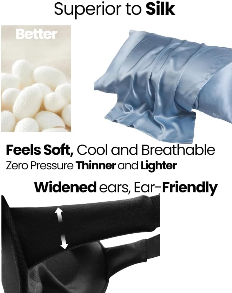 Sleep mask,100% Light Blocking Eye mask,Superior Materials to Silk,Travel Essentials,Sleeping mask,Eye mask for Sleeping,Best Gift - B-2-202508011518