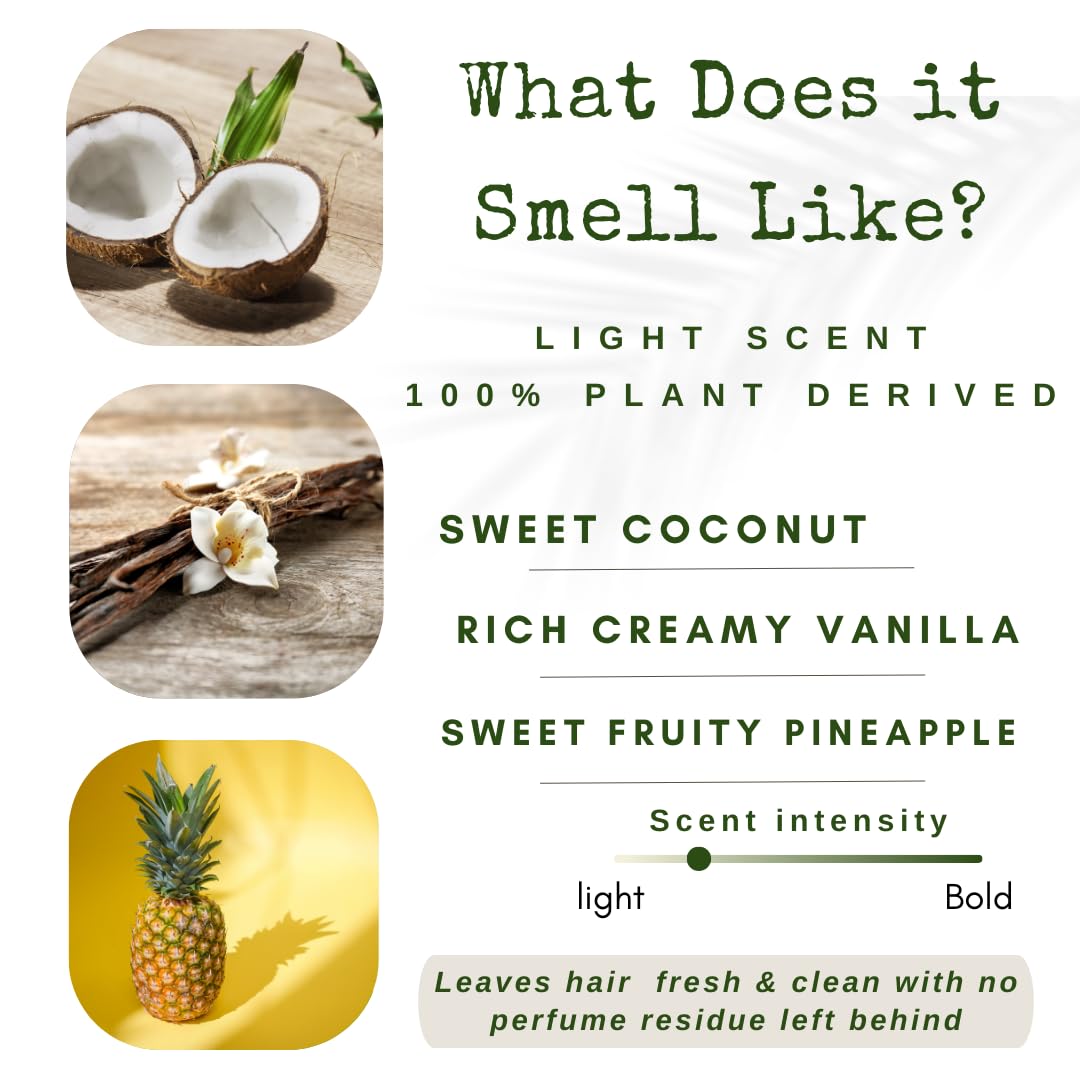 Shampoo Bar and Conditioner Set with Travel Case | Strengthen and Repair Dry Hair | Coconut, Castor Oil, Shea Butter | Made in USA | 2-pk