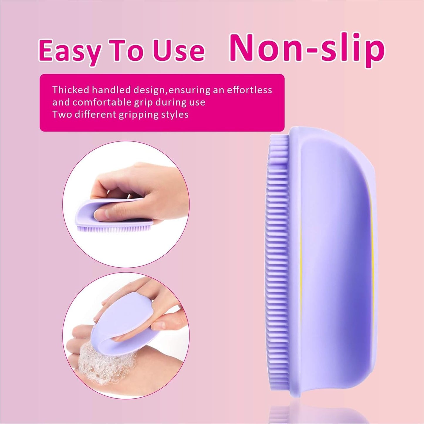 Silicone Face Scrubber,2 Pack Face Scrubber for Women Men, Facial Cleansing Brush Face Exfoliator Scrubber Brushes for Facial Cleansing Exfoliating Blackhead Remover Acne Pore Face Massaging