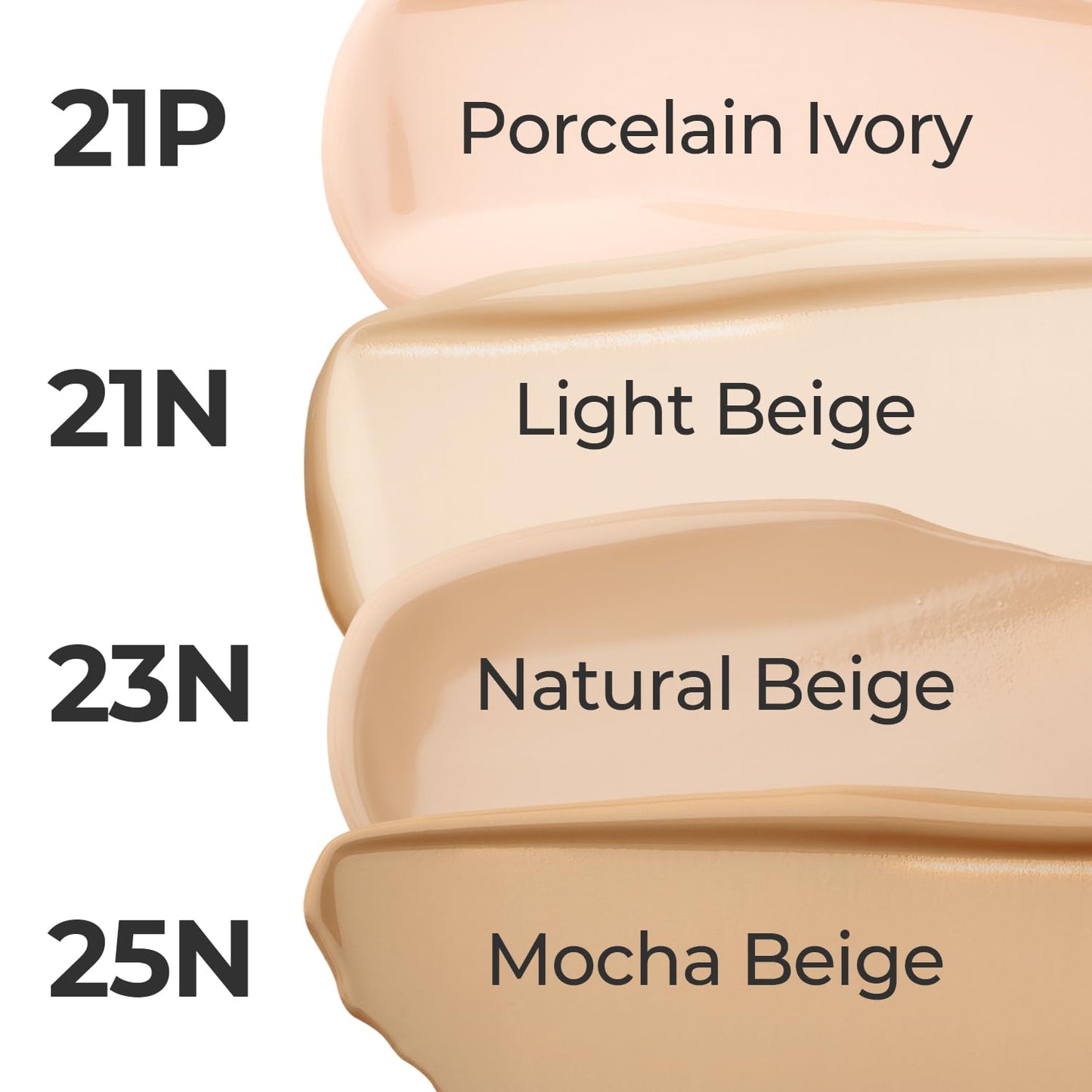 Natural Cover Glow Cushion Foundation | Satin Radiant Finish | Korean Foundation Makeup | Long-Lasting Natural Coverage | for All Skin Types 0.42 oz. (25N Mocha Beige)