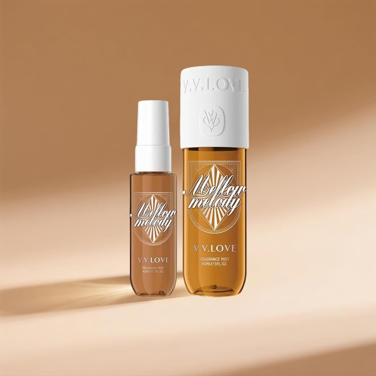 Hongsheng 2 PCS Women's Body Mist and Hair Fragrance Travel Set, 3 Fl Oz + 1.3 Fl Oz Spray, Sweet Scented Perfume Gift Set for Women (Caramel Macadamianuts)