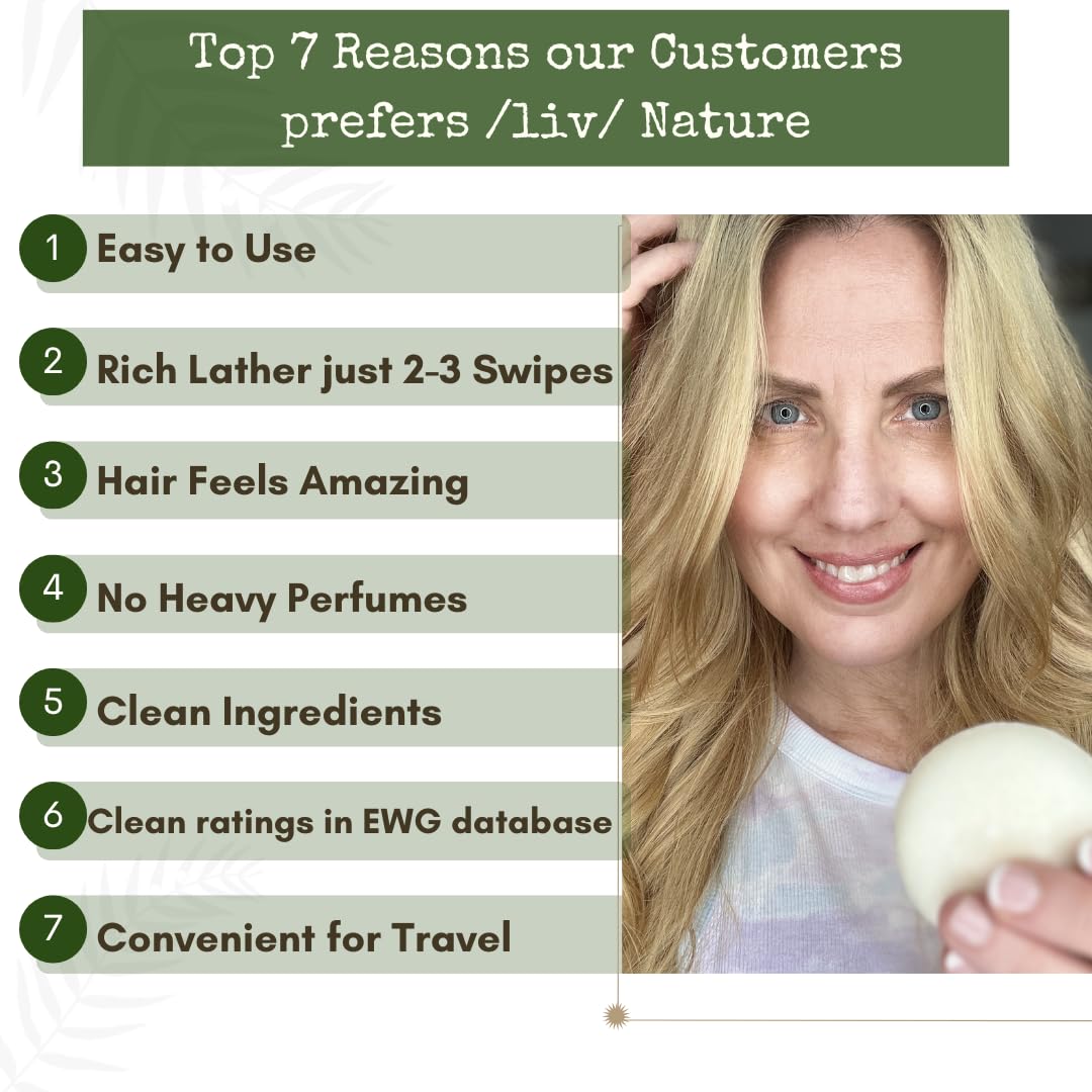 Shampoo Bar and Conditioner Set with Travel Case | Strengthen and Repair Dry Hair | Coconut, Castor Oil, Shea Butter | Made in USA | 2-pk