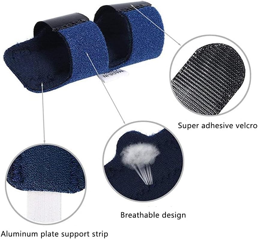 Finger Splint for Kids,4PCS Finger Straightener Finger Support Adjustable Finger Protectors Sleeves for Kids and teen-agers Broken Fingers Straightening Arthritis Knuckle Immobilization