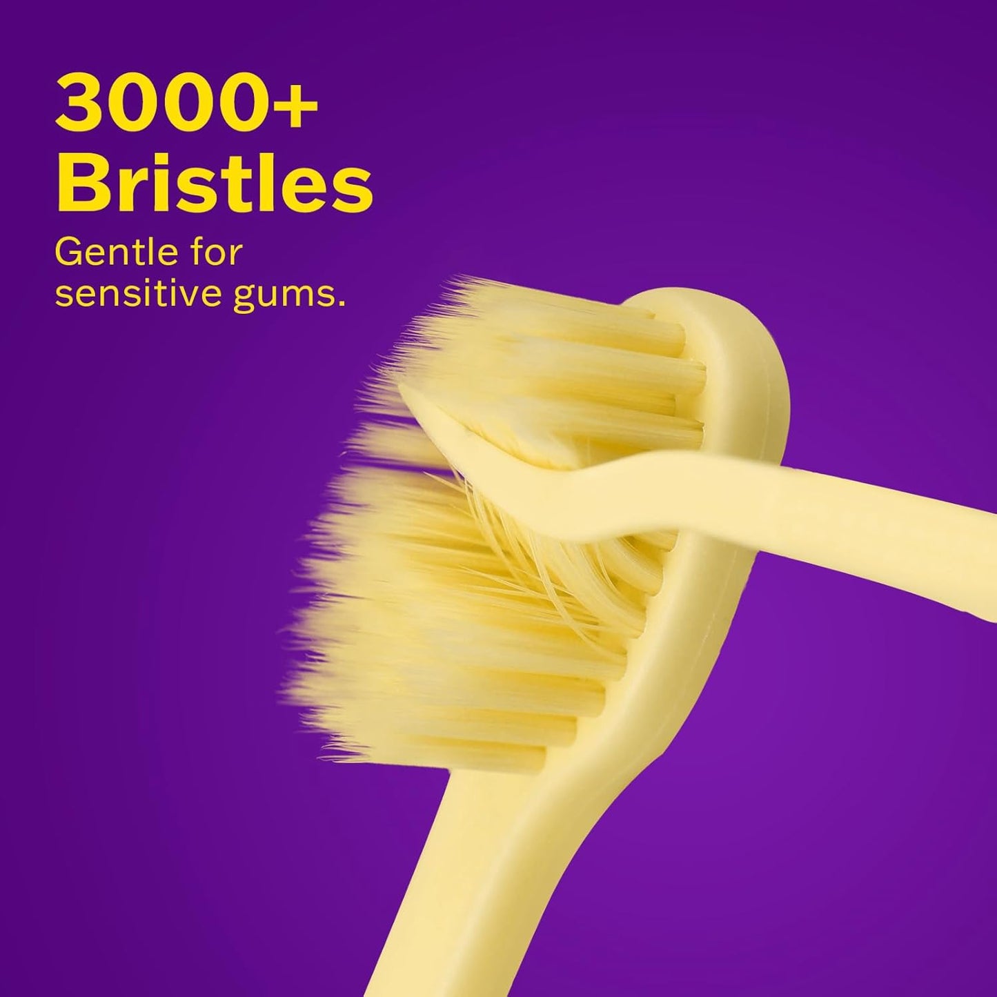 Max Extra-Soft Toothbrush for Adults Sensitive Gums – Gentle Bristles, Wide Angled Head for Back Teeth, Ergonomic Non-Slip Grip, BPA-Free Handle, Individually Wrapped,4-Pack (Assorted)