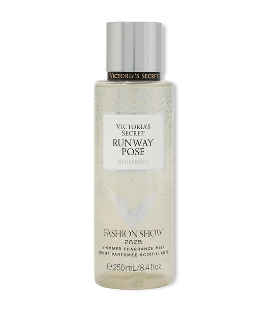 Victoria's Secret Fashion Show Runway Pose Shimmer Fragrance Mist, Body Spray for Women (8.4 oz)