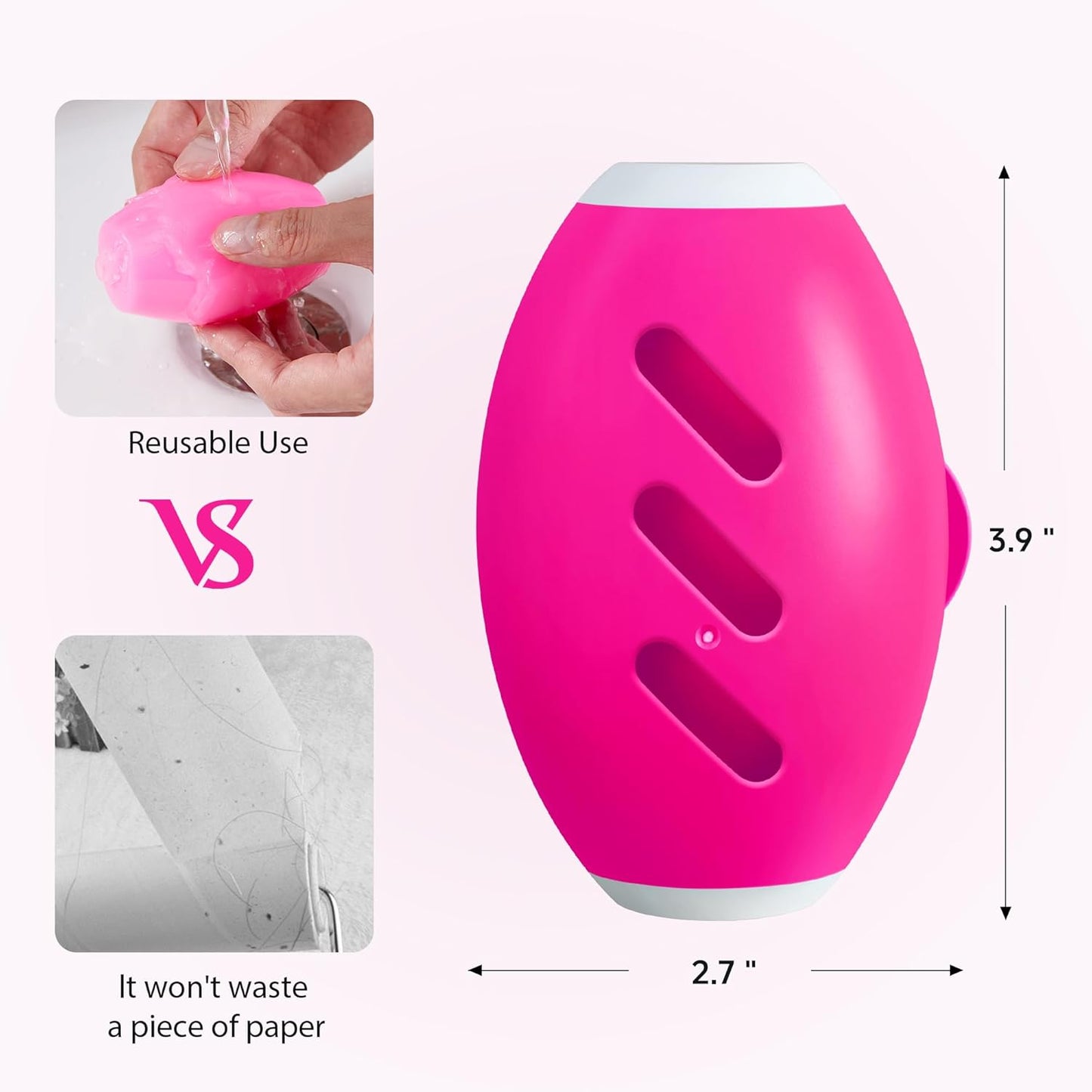Washable Reusable Gel Lint Roller for Pet Hair,Portable Mini Dog Cat Pet Hair Remover for Clothes,Laundries ,Dust Fuzz Fur -Sticky Cleaner- Small Travel Animal Fur Removal Tool (deep Pink