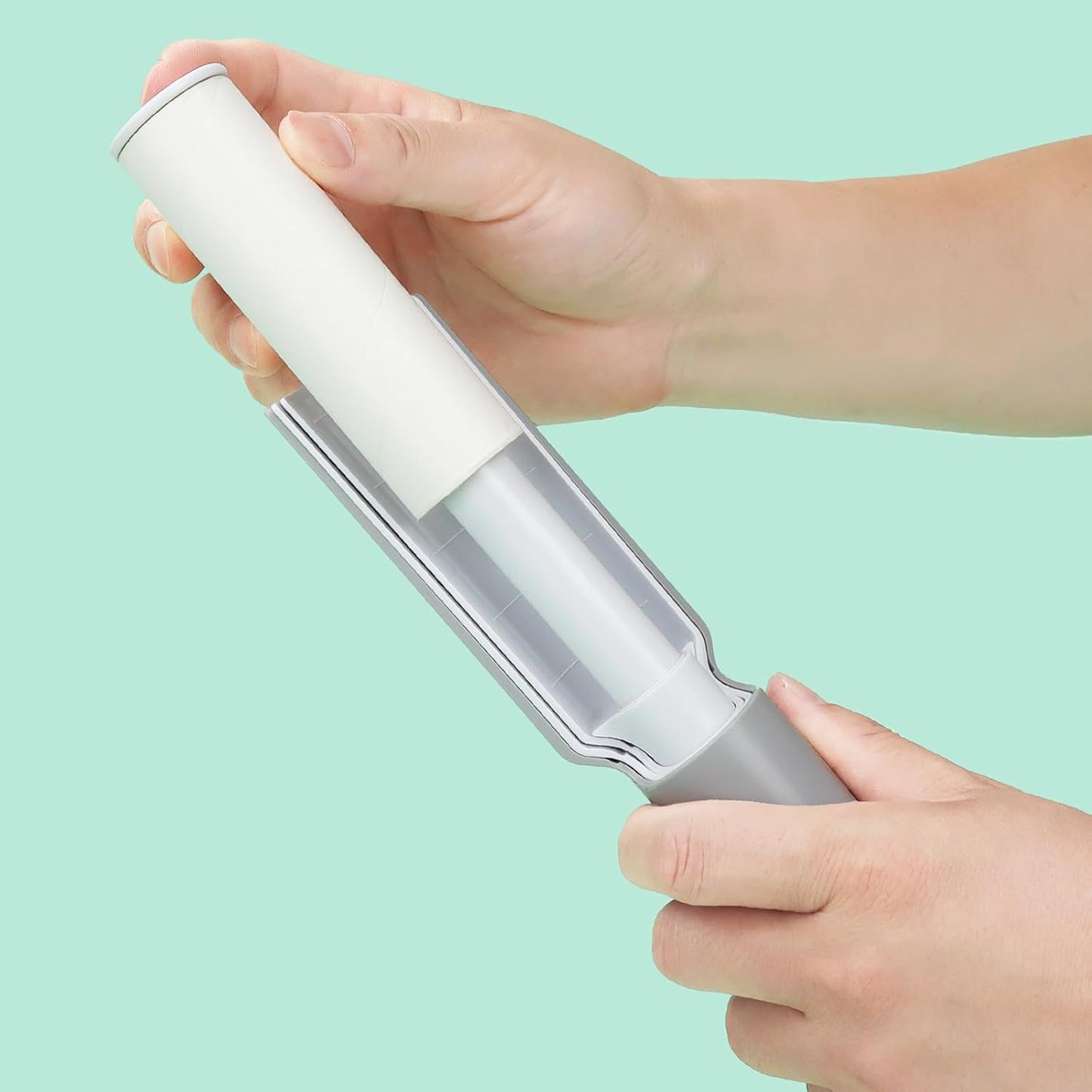 4'' Lint Plus Roller Refills Only Compatible with Flint Plus XL Retractable Lint Remover & Pet Hair Roller for Clothes Extra Sticky 90 Sheets Each Refill Total 360 Sheets (Travel Size)