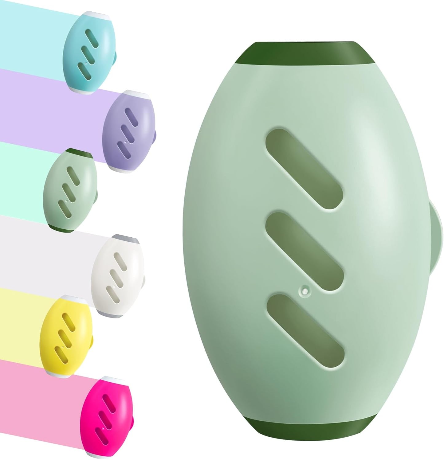 Washable Reusable Gel Lint Roller for Pet Hair,Portable Mini Dog Cat Pet Hair Remover for Clothes,Laundries ,Dust Fuzz Fur -Sticky Cleaner- Small Travel Animal Fur Removal Tool (Green)