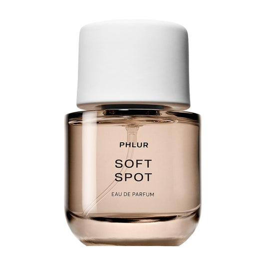 PHLUR Soft Spot Eau de Parfum - Full Size Perfume Fragrance - Floral Amber Musk Perfume with Bergamot, Mandarin, Jasmine, Sandalwood & Vanilla (50mL)