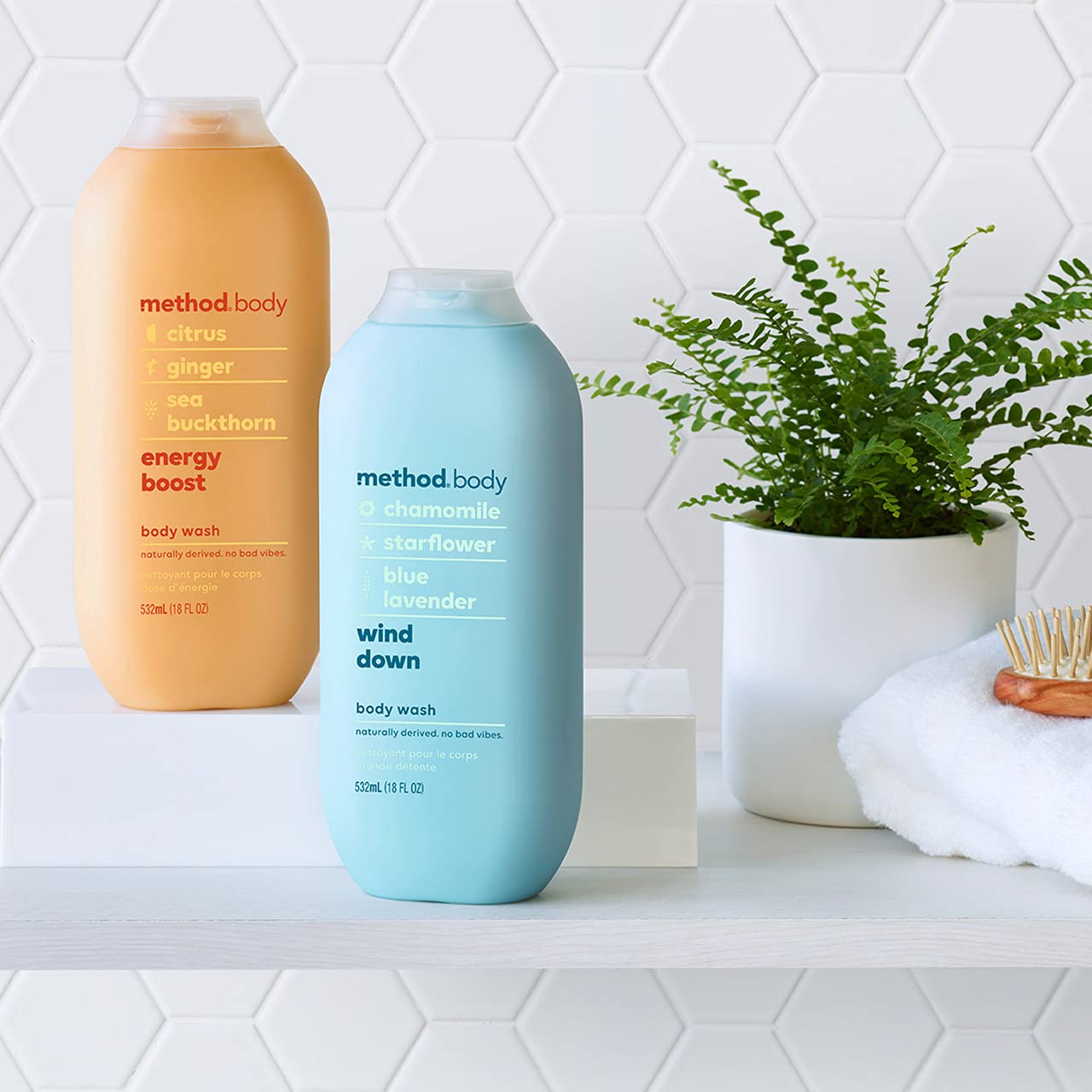 Method Body Wash, Energy Boost, 18oz (Pack of 3)