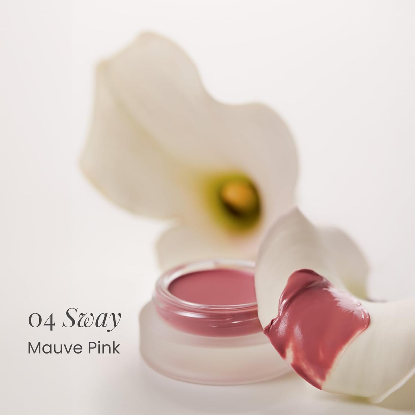 BEIGIC Flush Lip & Cheek Balm - Vegan Buildable & Blendable Multiuse Balm | Natural Flush & Glow | Glowy Blush for Cheeks | Dewy Korean Make Up Cream Blush | 04 Sway - Mauve Pink, 0.14 fl.oz