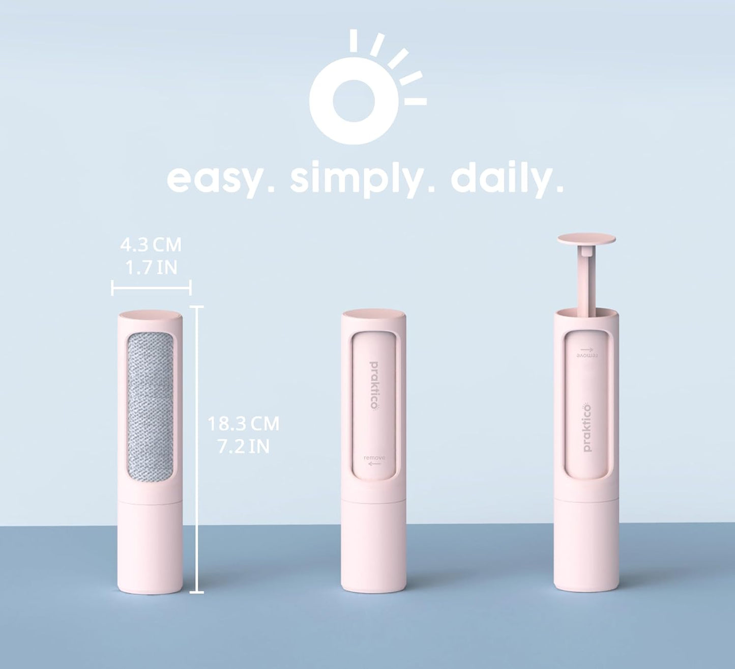 Reusable Lint Roller – Portable & Compact Pet Hair Remover for Clothes, Furniture & Car | Eco-Friendly, Washable & Durable (Green)