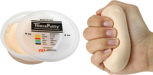 CanDo TheraPutty Standard Hand Exercise Putty For Rehabilitation, Exercises, Hand Therapy, Occupational Therapy, Hand Strengthening, Improve Motor Skills, Stress Relief