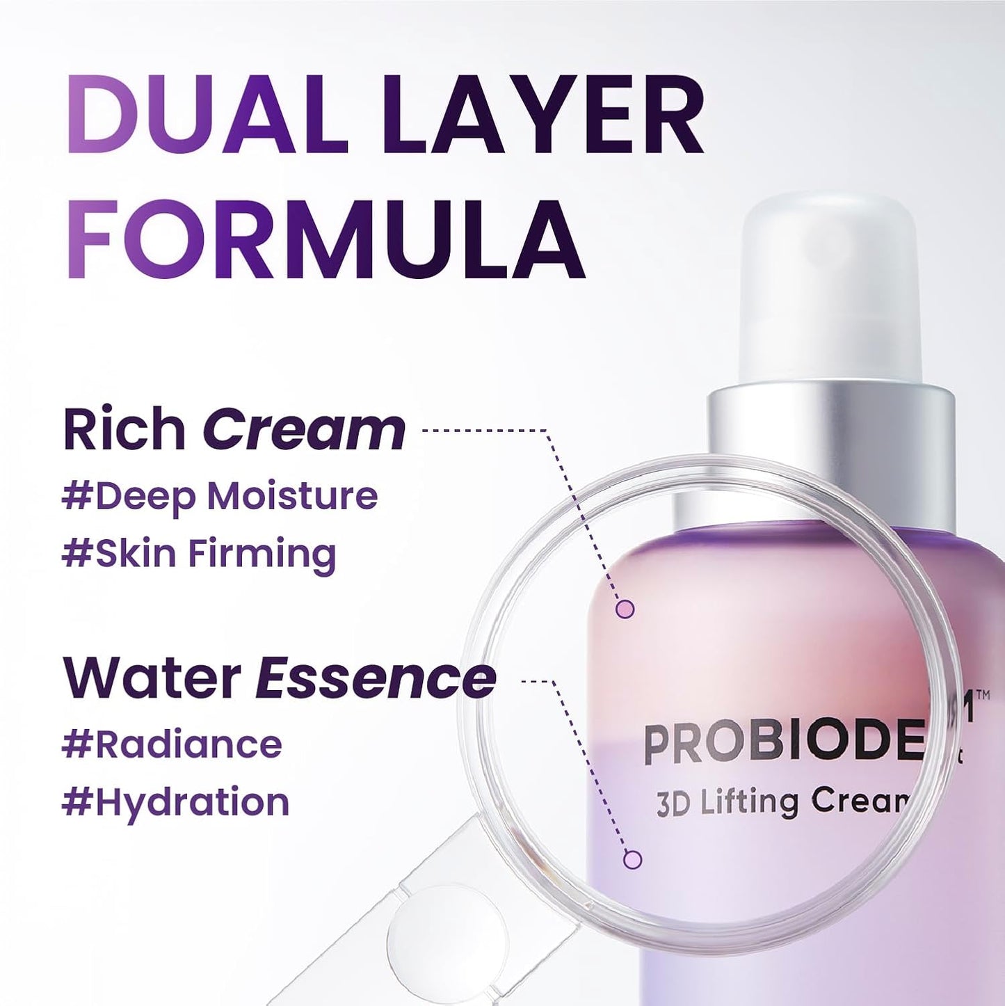 BIOHEAL BOH Probioderm™ 3D Lifting Cream Mist 3.38 fl oz (100 ml) | Face Moisturizers, Hydrating Glowing Serum Spray, Moisturizing & Elasticity-Enhancing Facial Mist for Face, Neck & Décolleté