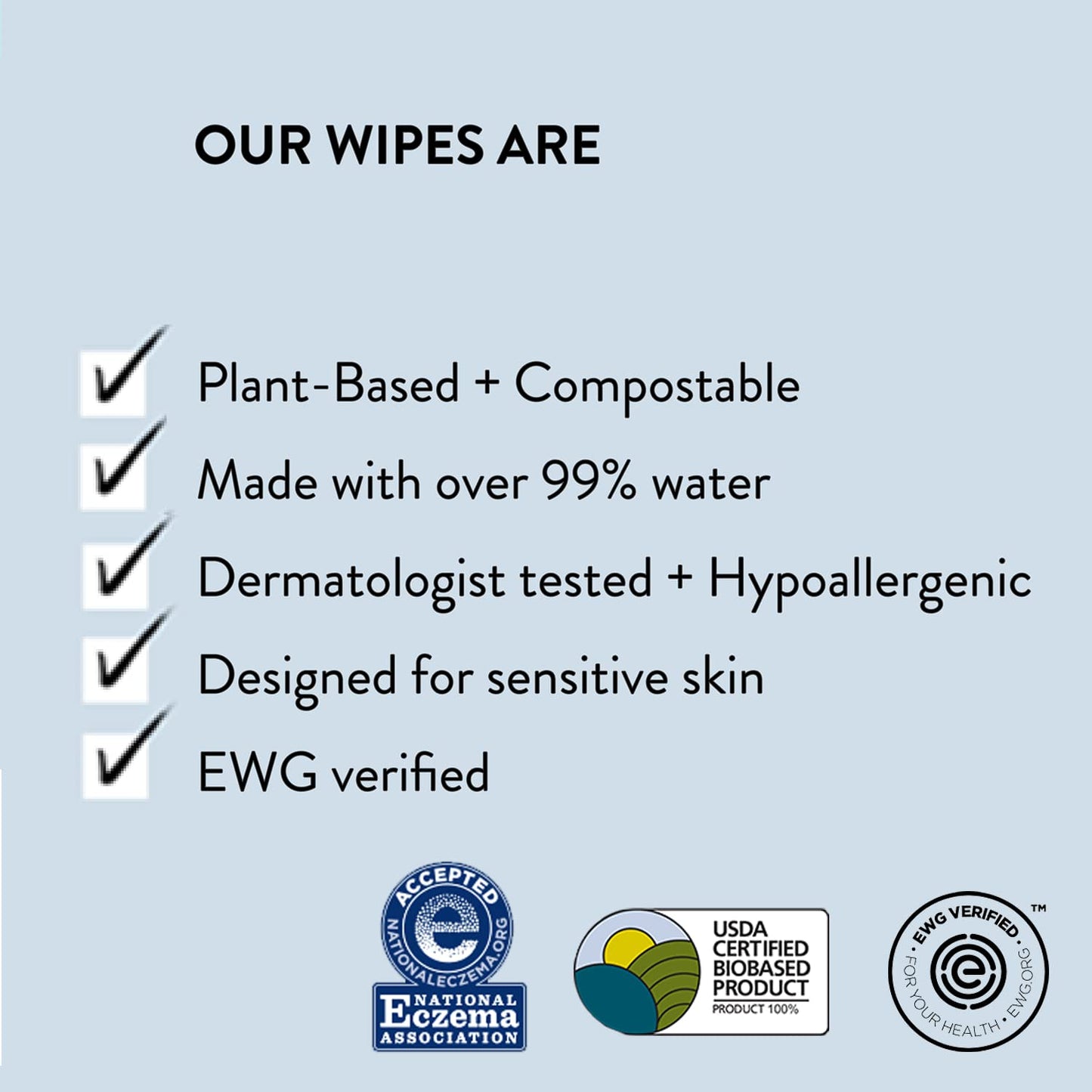 The Honest Company Clean Conscious Multi-Use Wipes, Unscented Hypoallergenic Baby Wipes for Sensitive Skin, 99% Water Plant-Based Compostable Wipes, Geo Mood, 288 Count